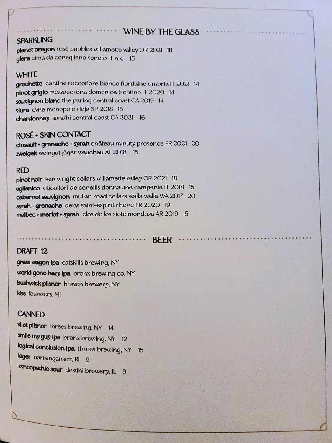 Menu 6