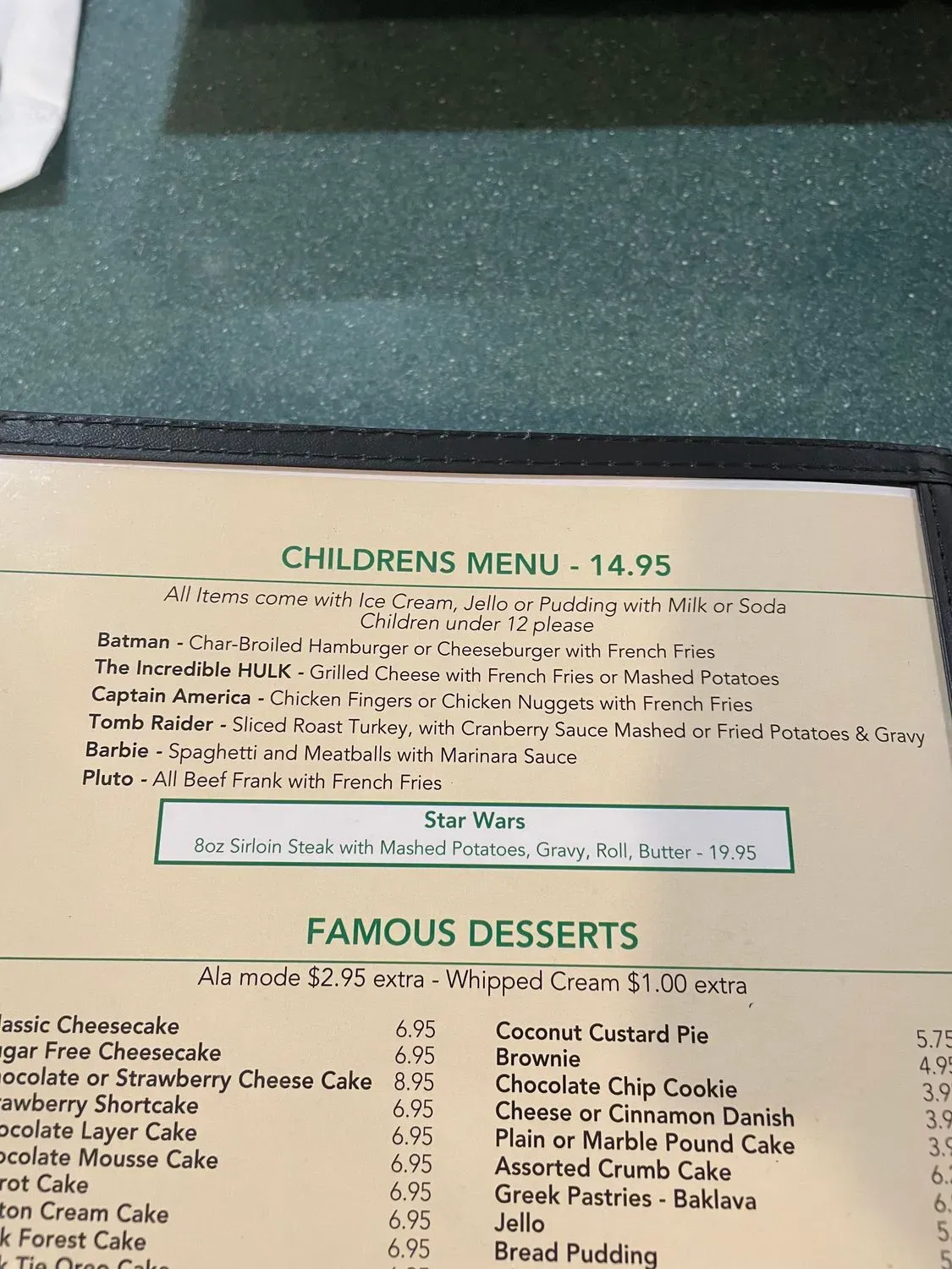 Menu 4