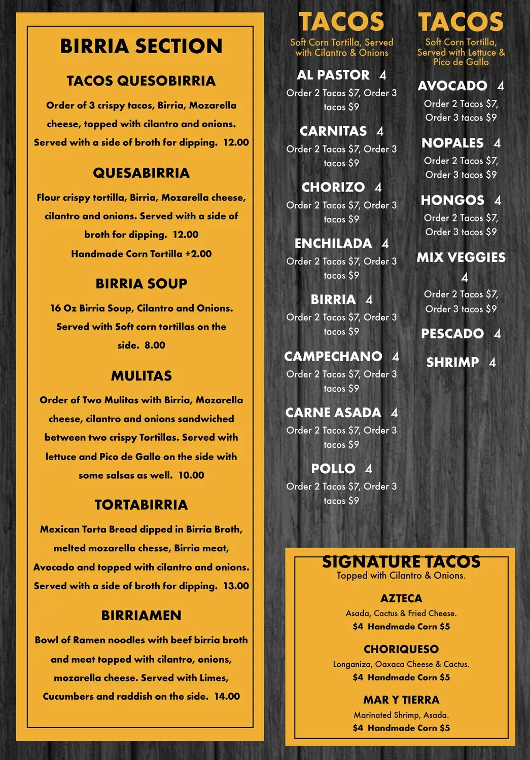 Menu 2