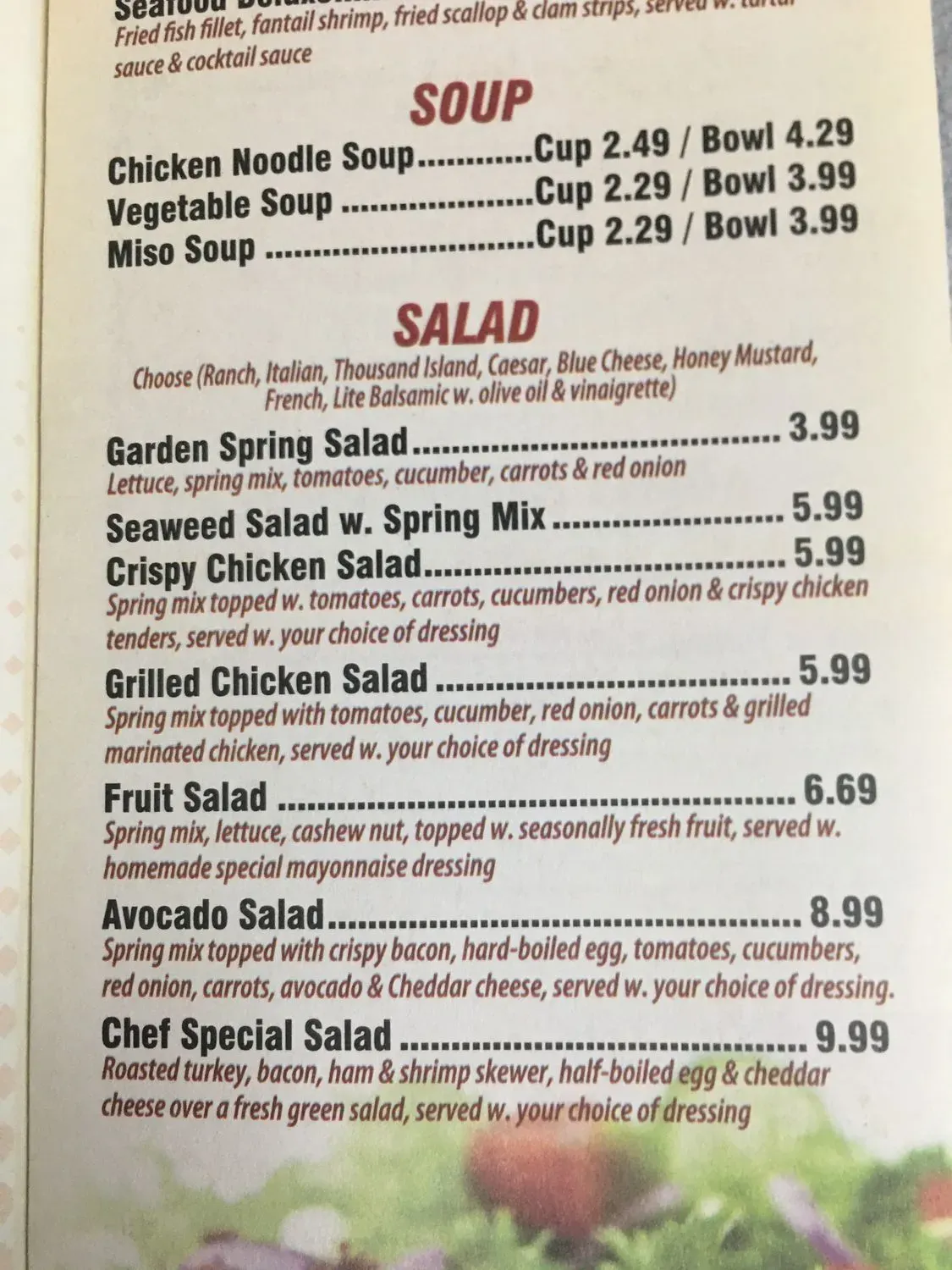 Menu 4