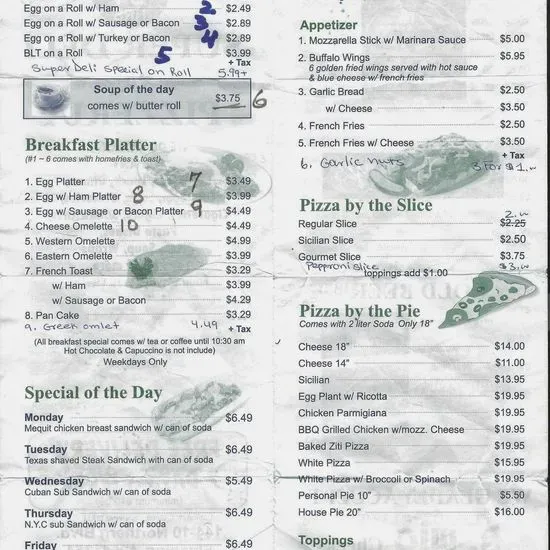 Menu 3