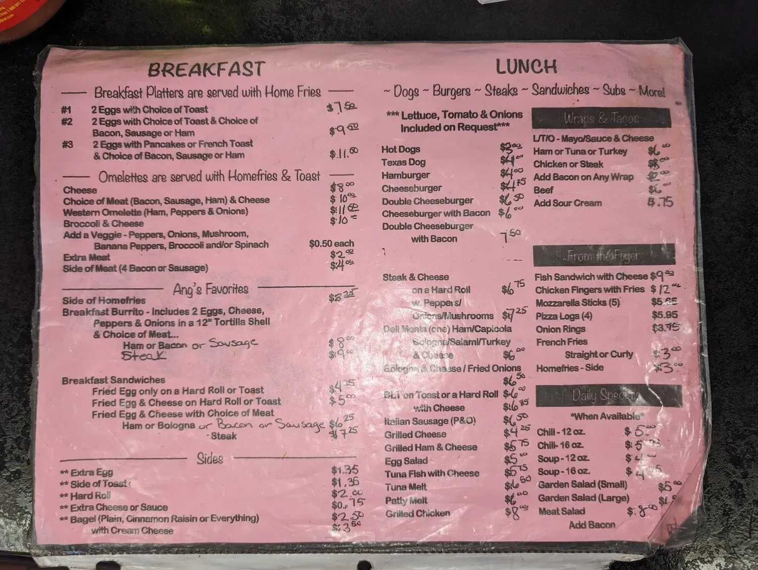 Menu 2