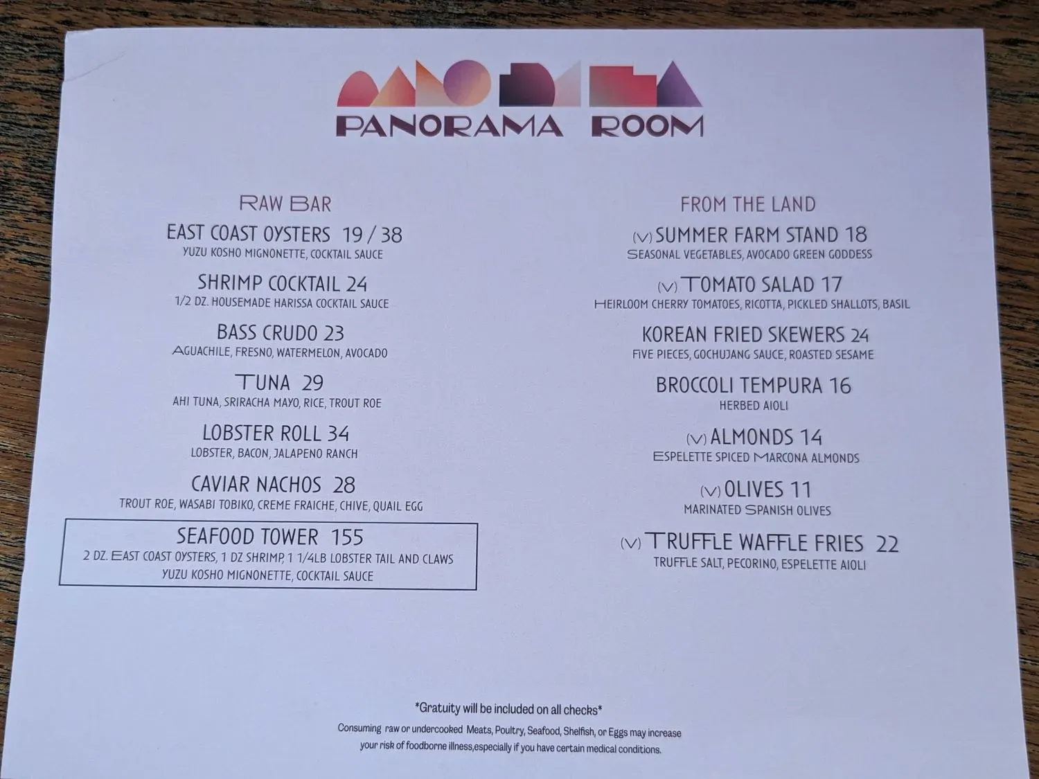 Menu 2