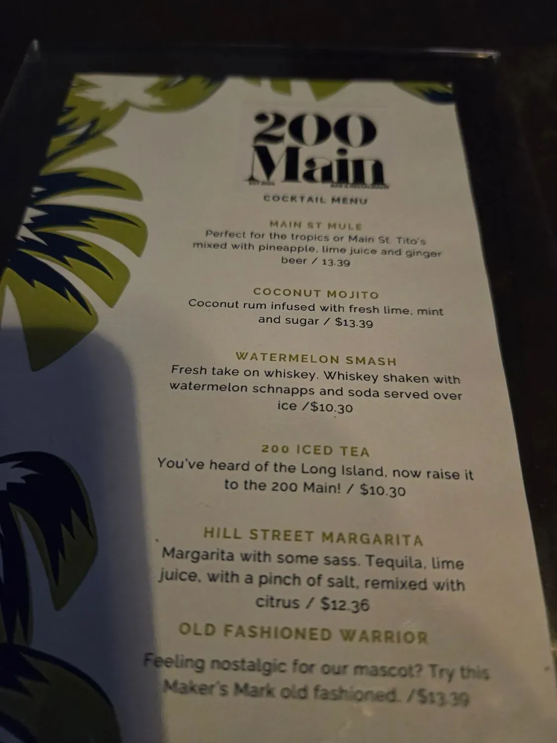 Menu 2