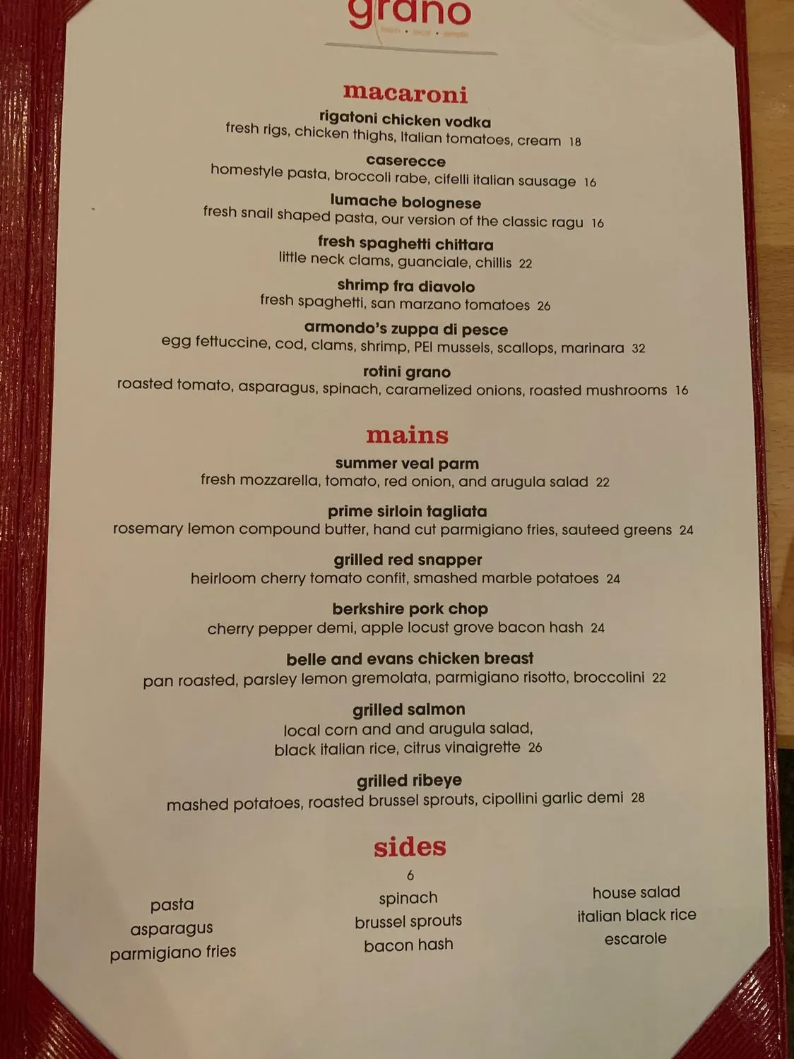 Menu 3