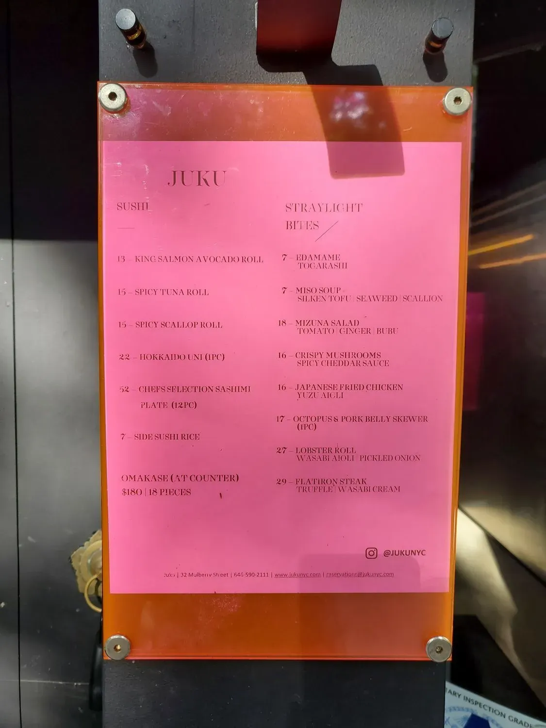 Menu 5