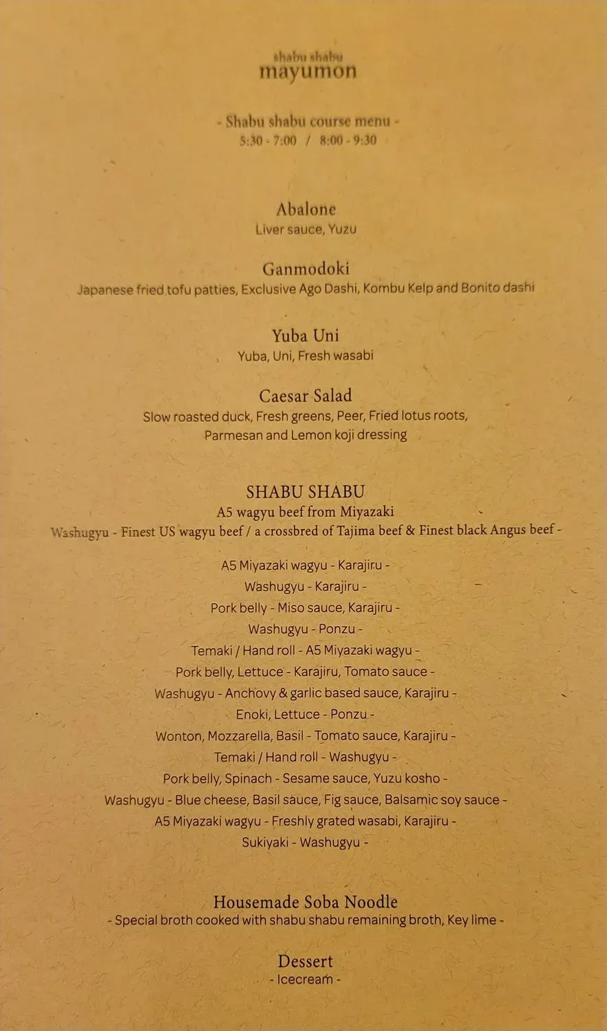 Menu 2