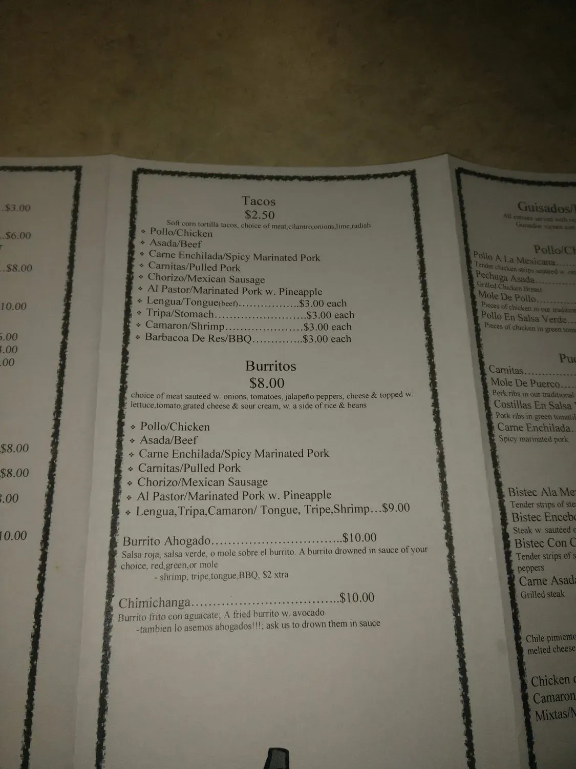 Menu 6