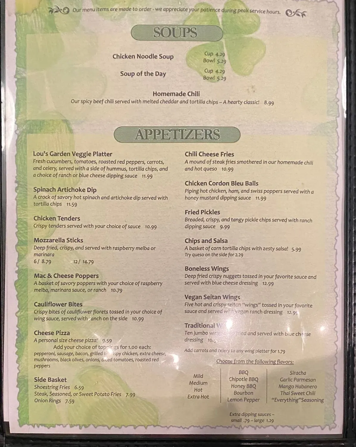 Menu 2