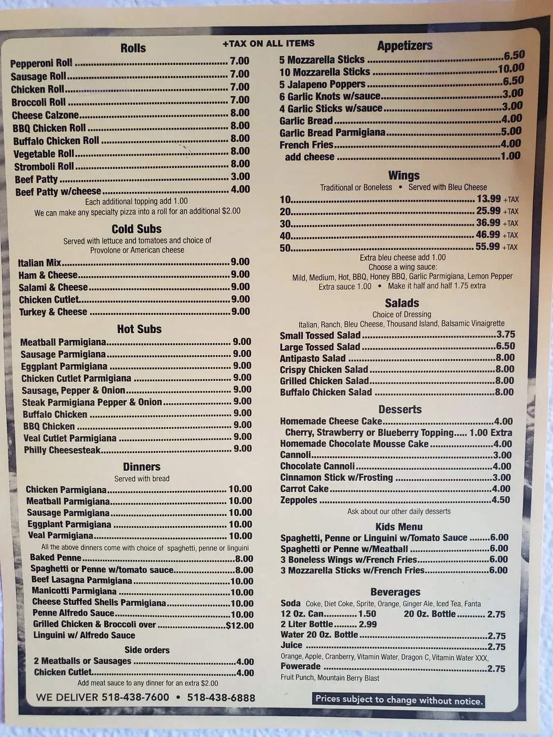 Menu 2