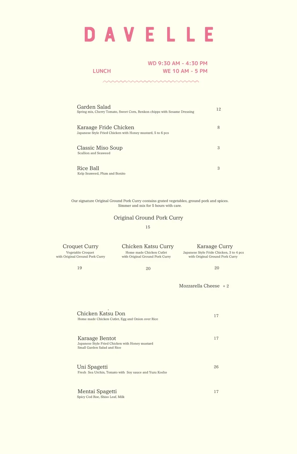 Menu 3