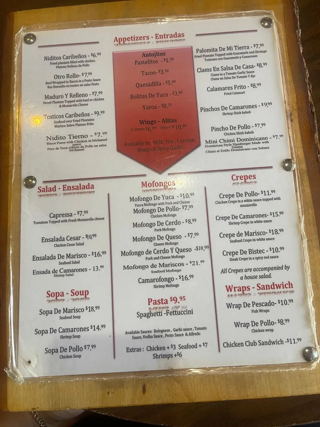 Menu 4