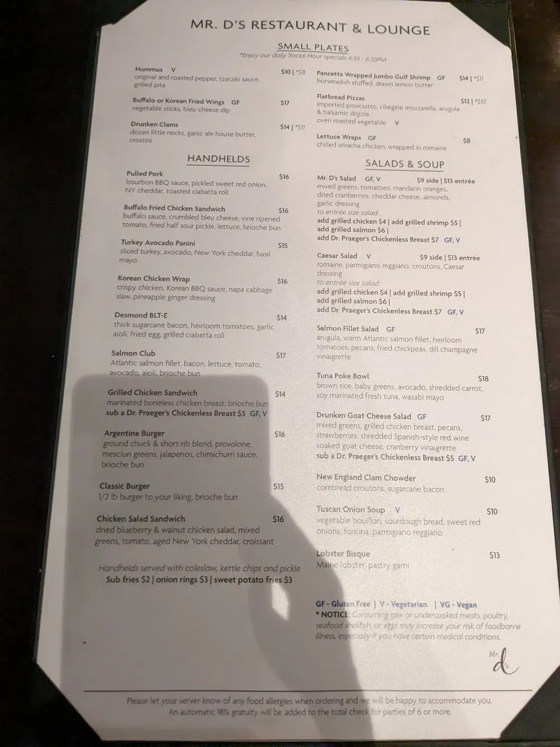 Menu 5