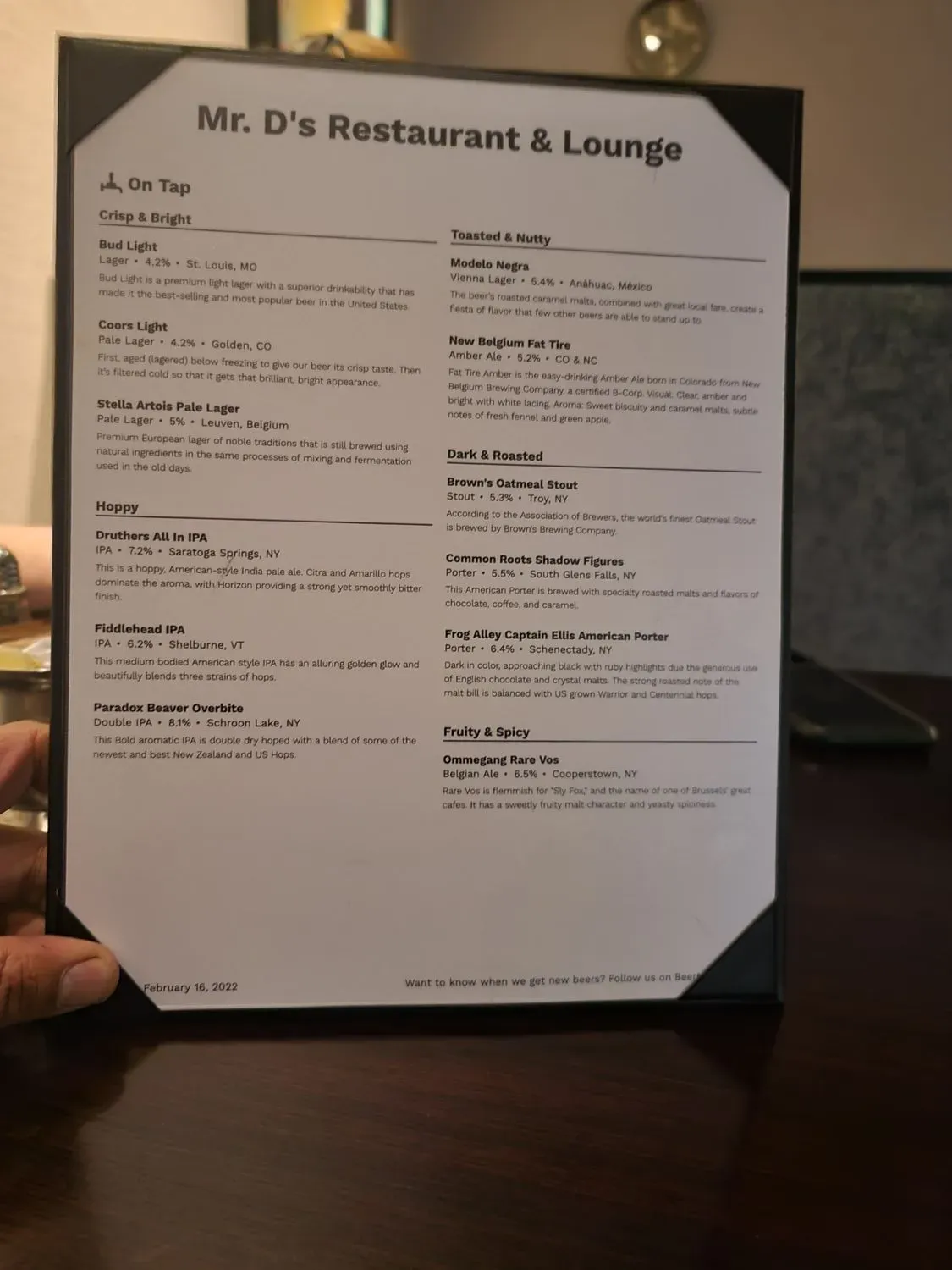 Menu 4