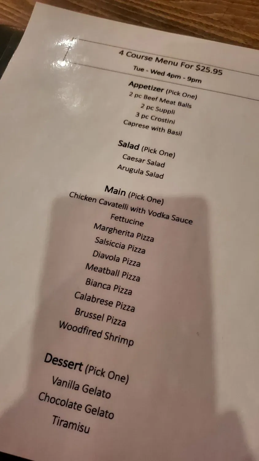 Menu 2