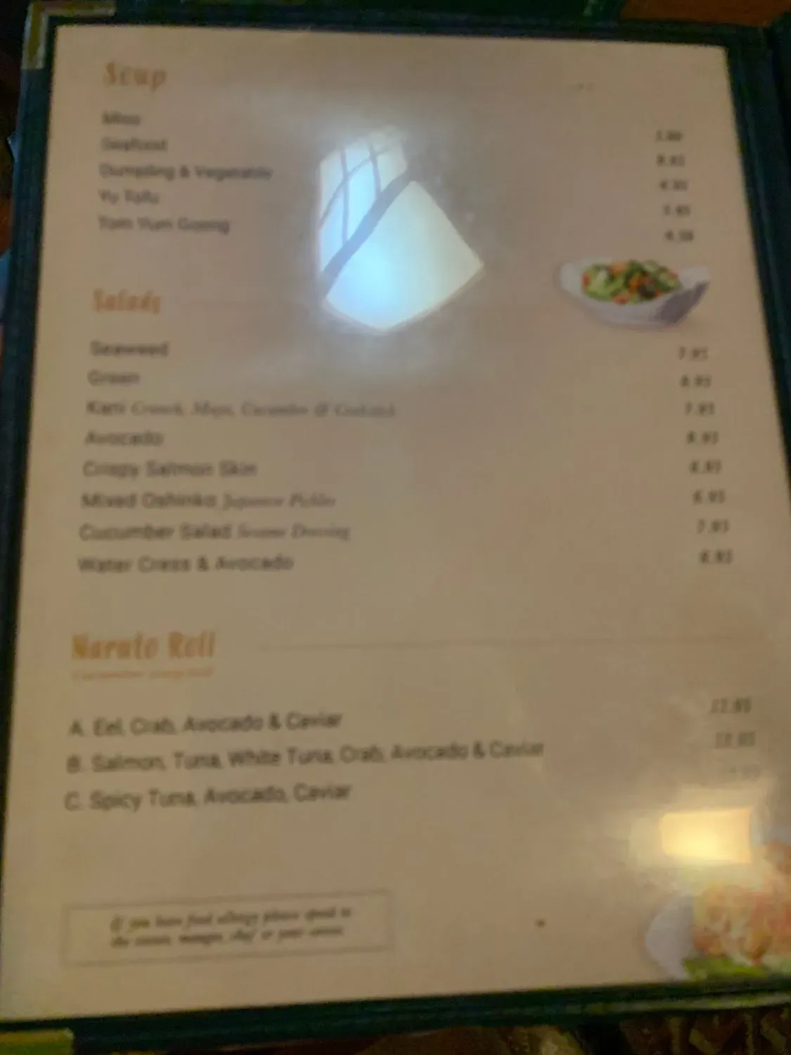 Menu 6