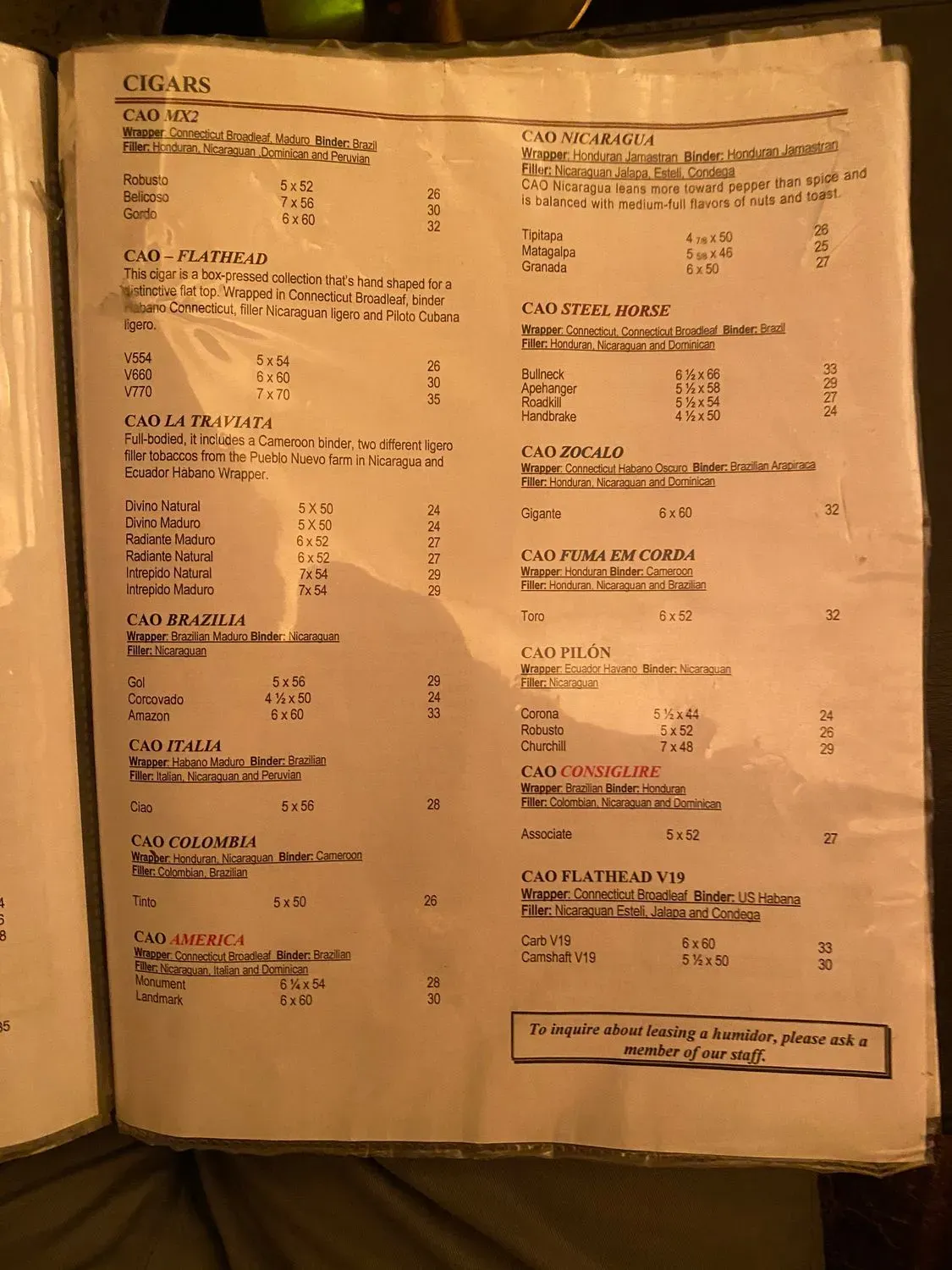 Menu 2