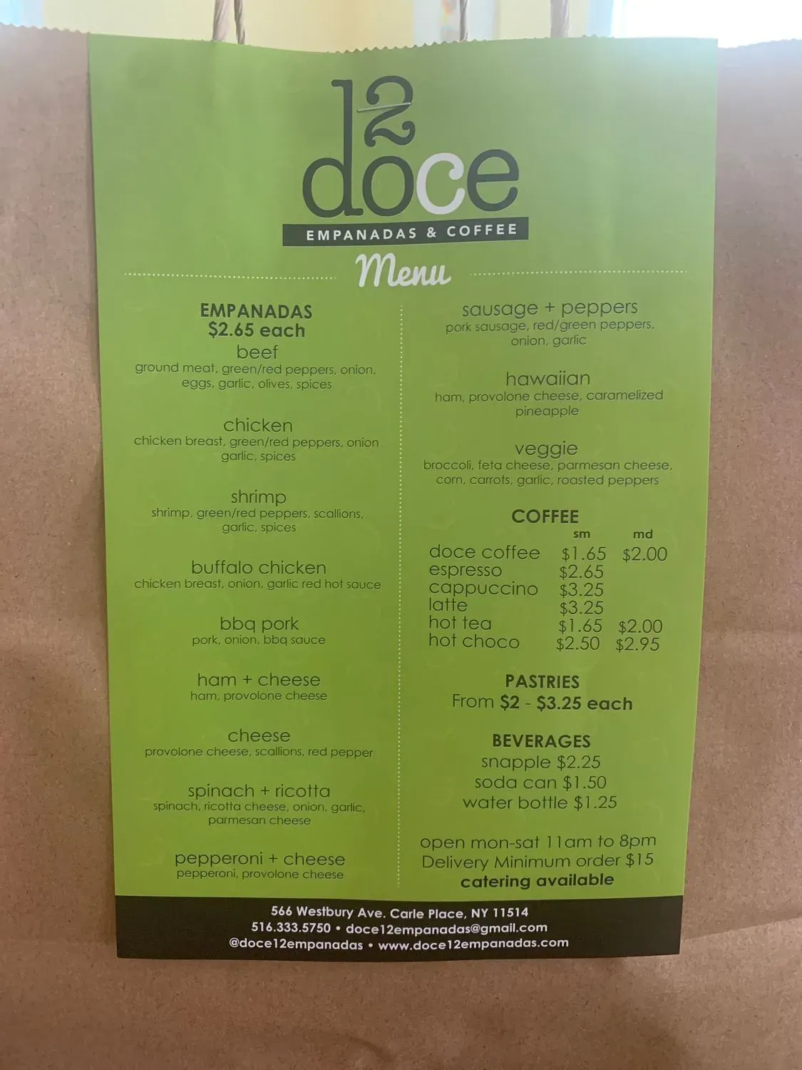 Menu 6