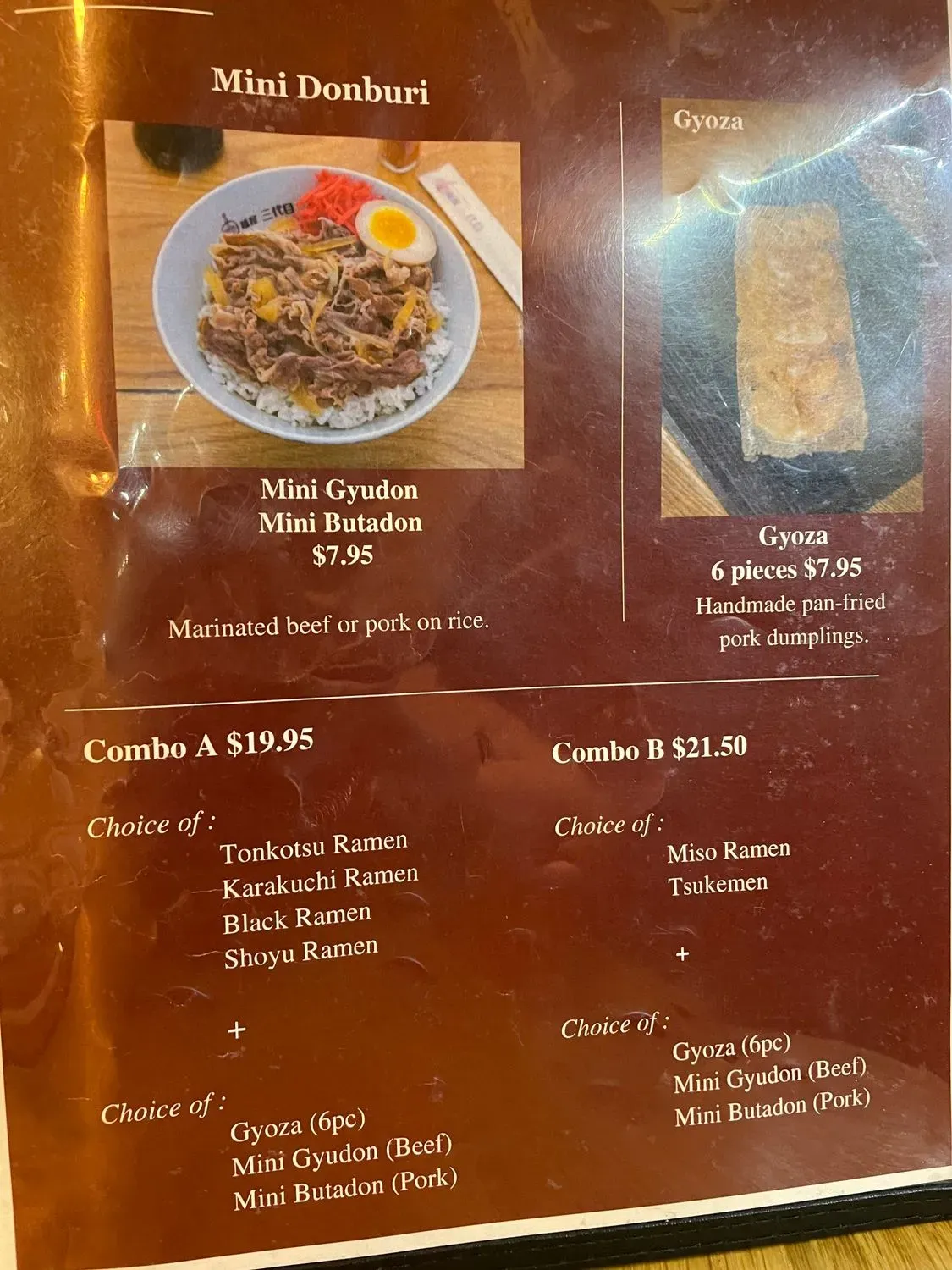 Menu 3