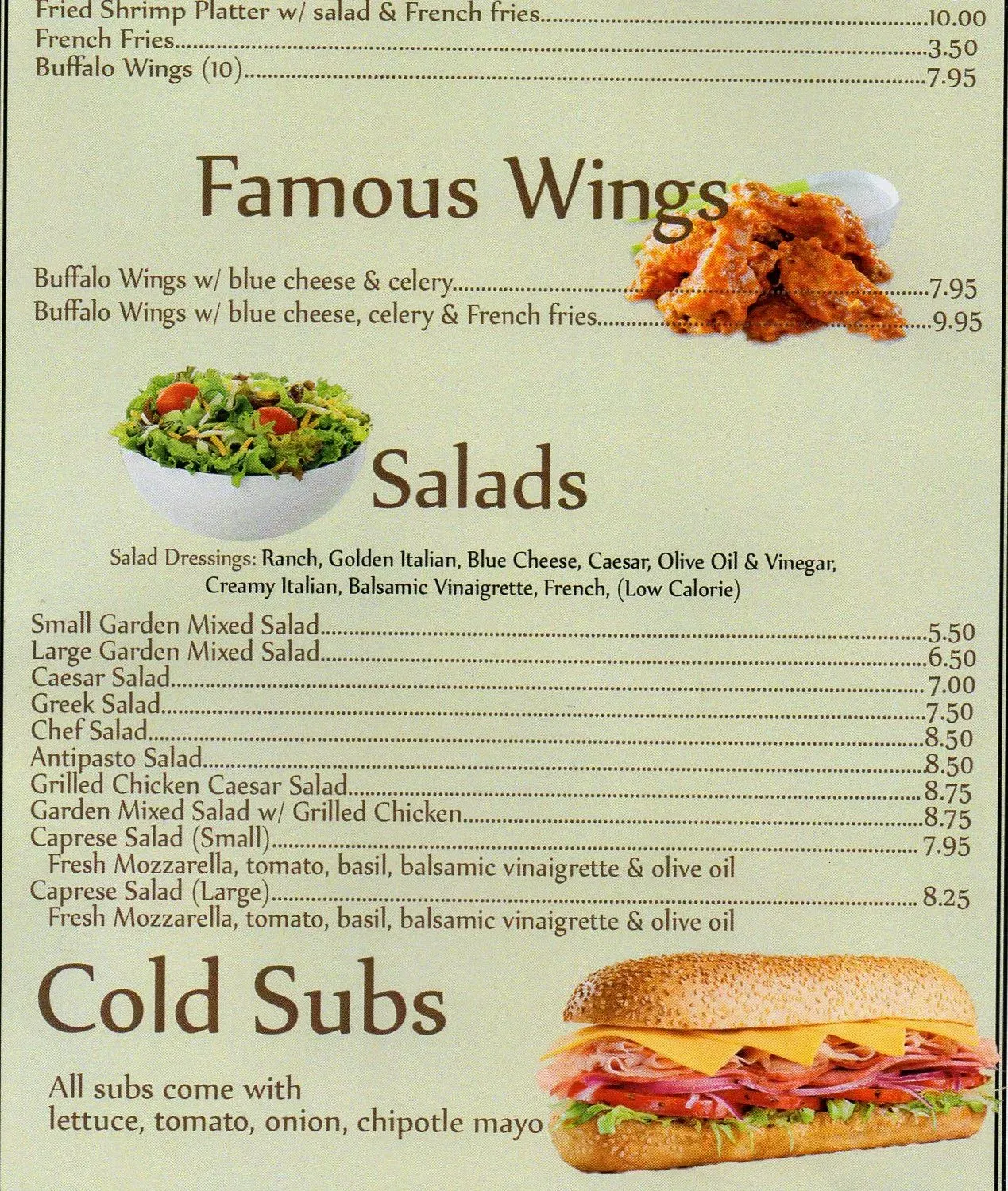 Menu 2