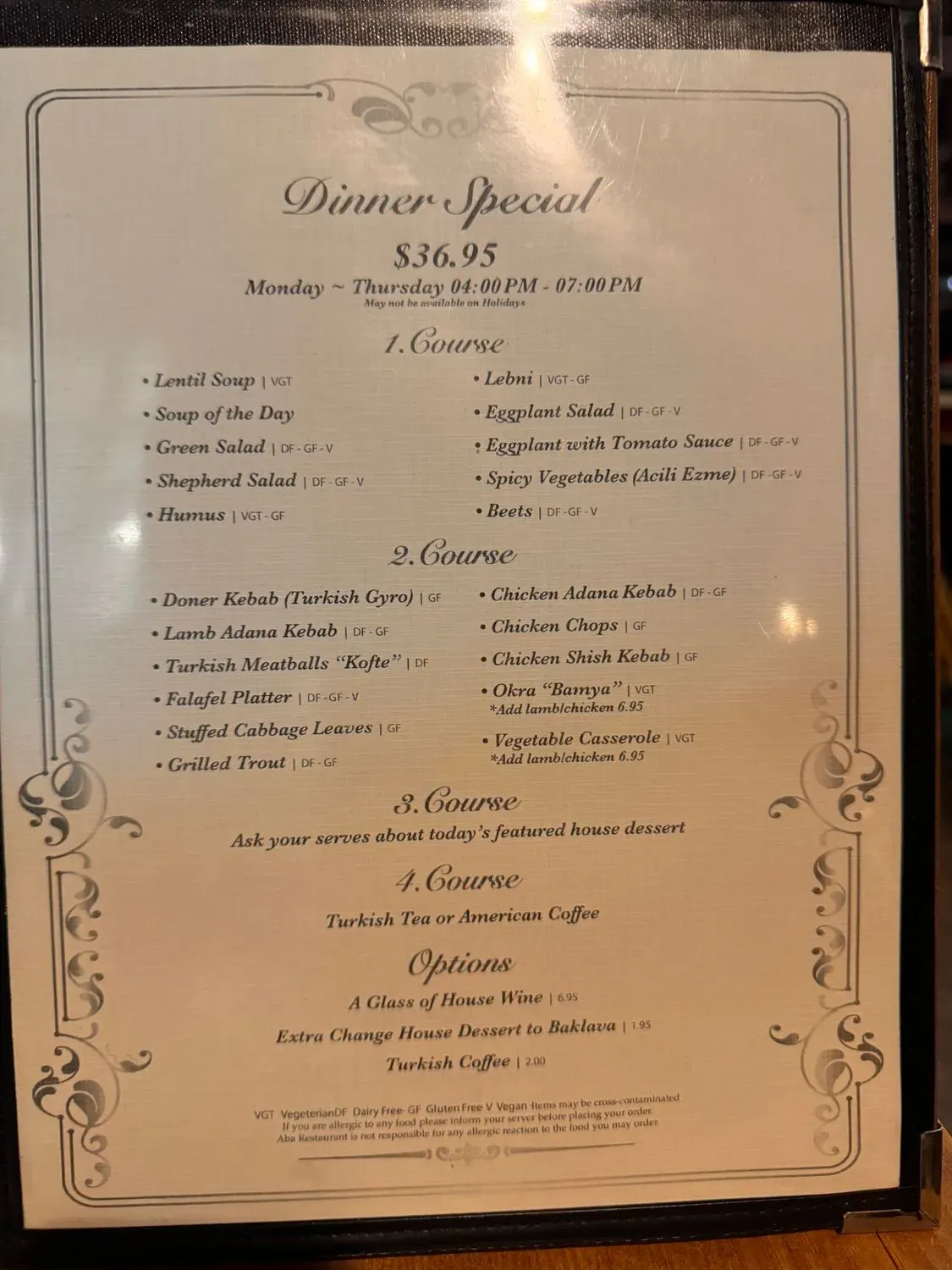 Menu 2