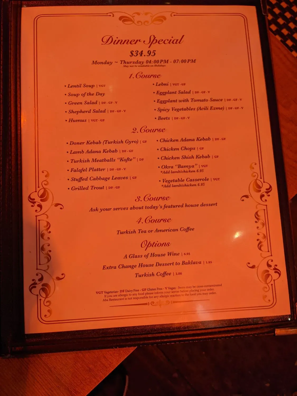 Menu 6