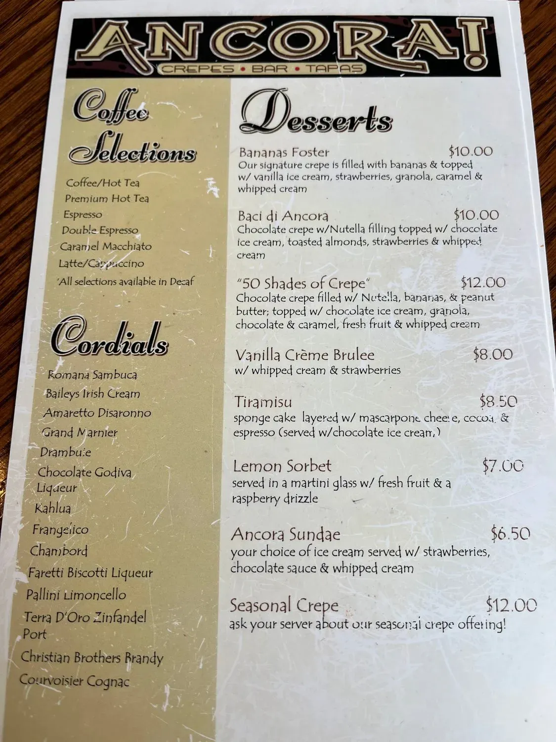 Menu 2