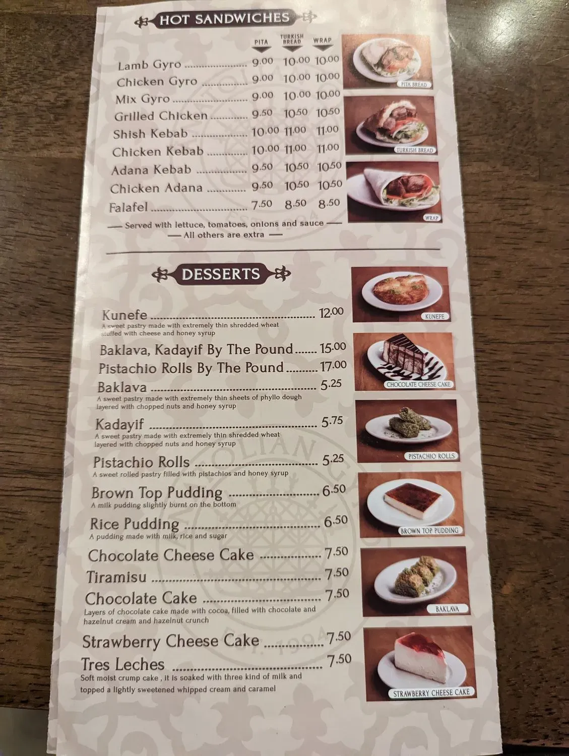 Menu 3