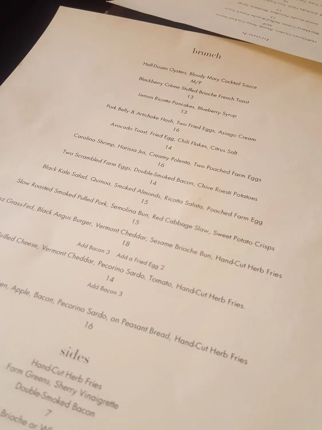 Menu 4