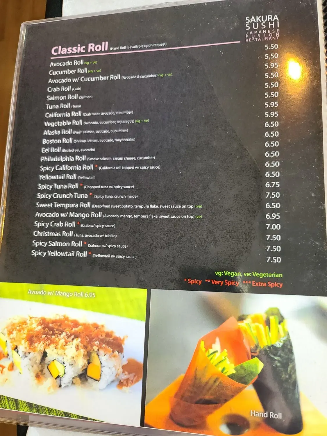 Menu 5