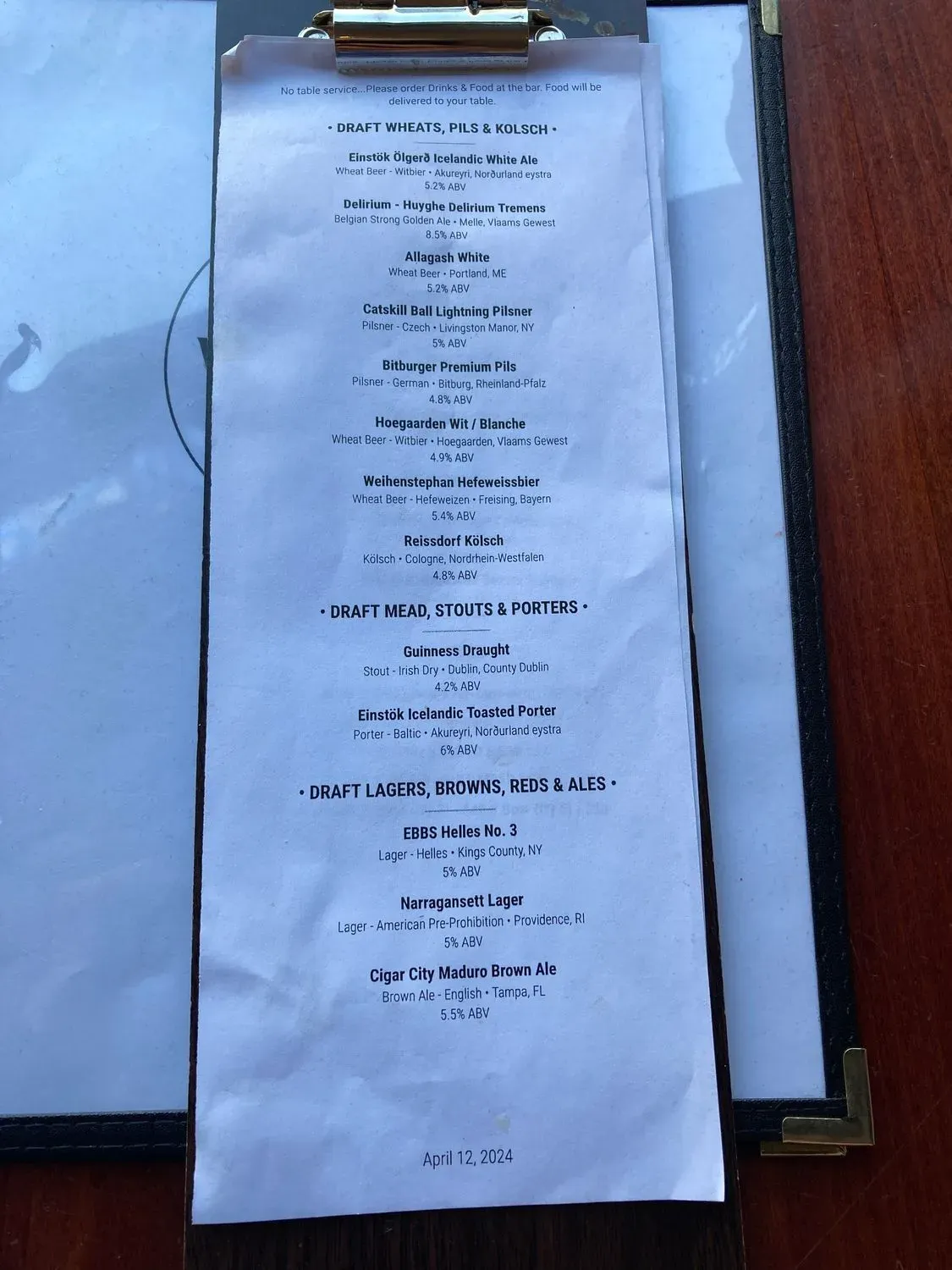 Menu 6