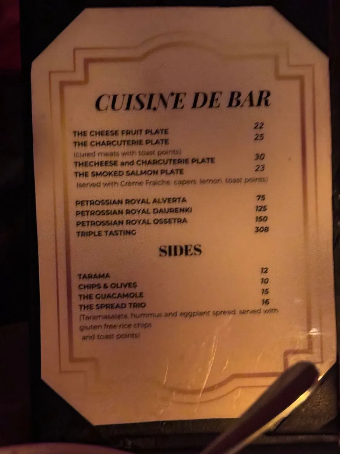 Menu 5