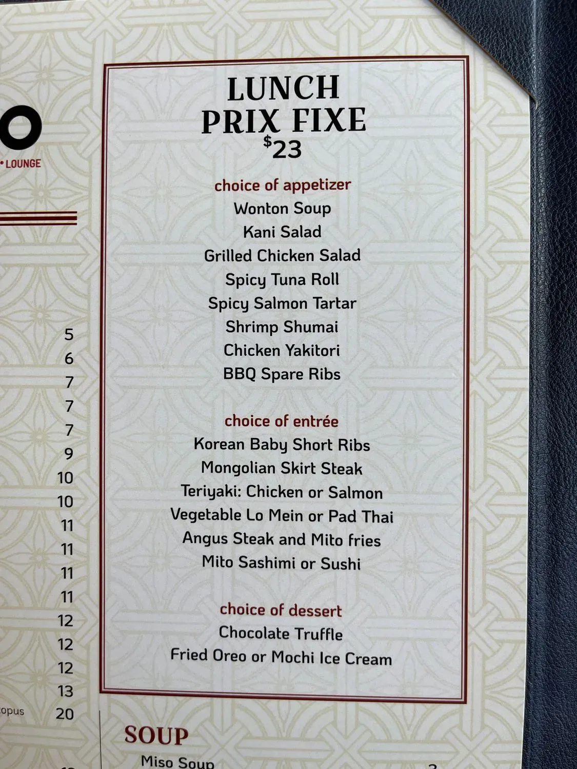 Menu 6