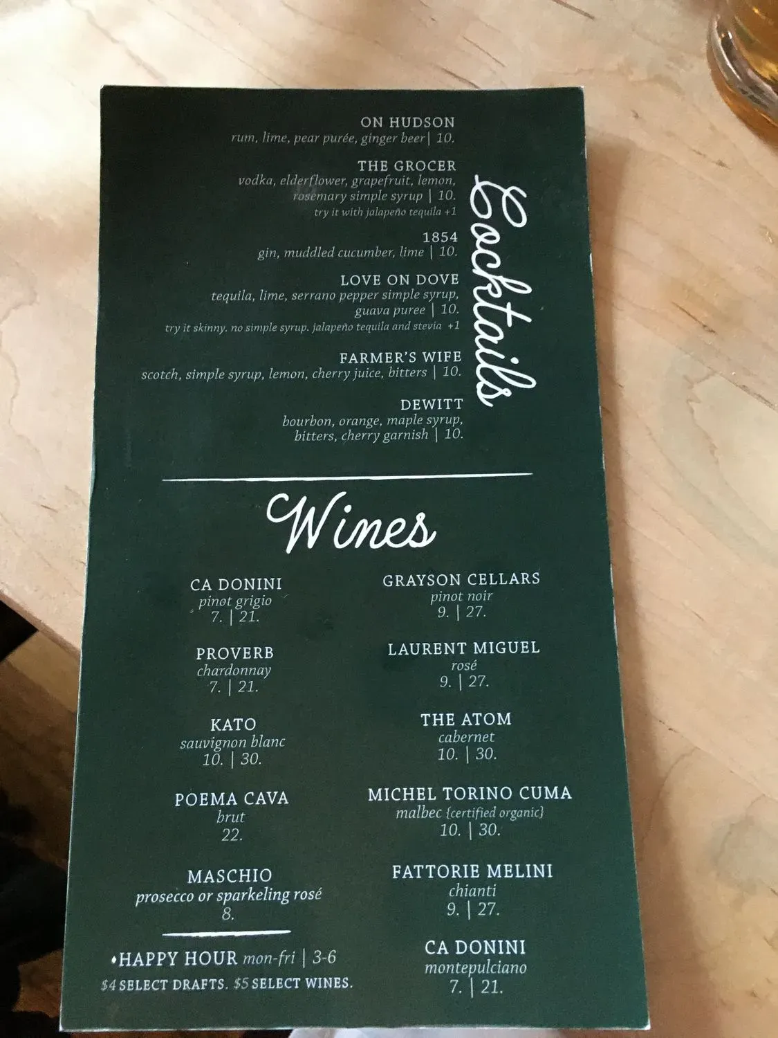 Menu 3