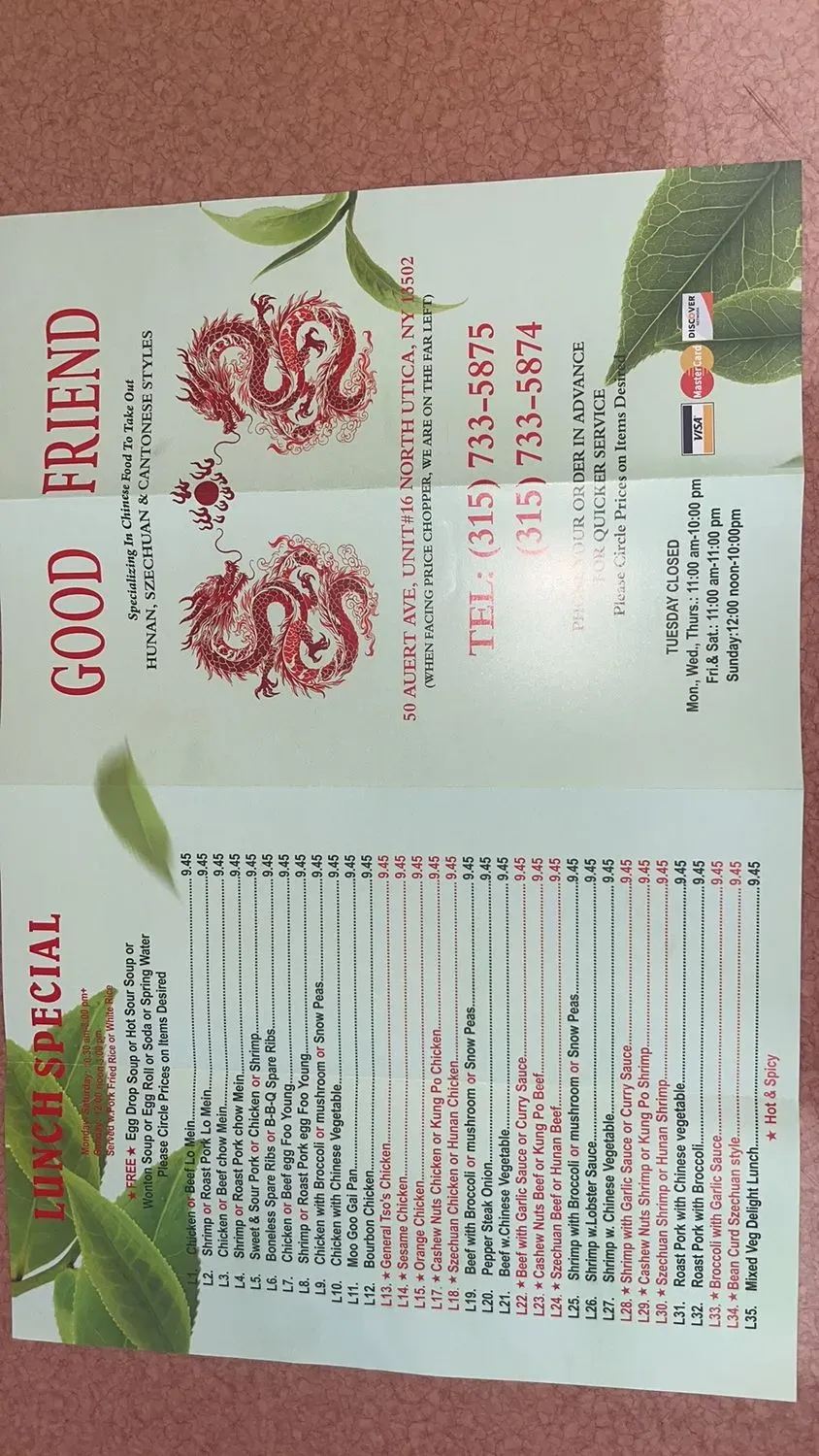 Menu 2