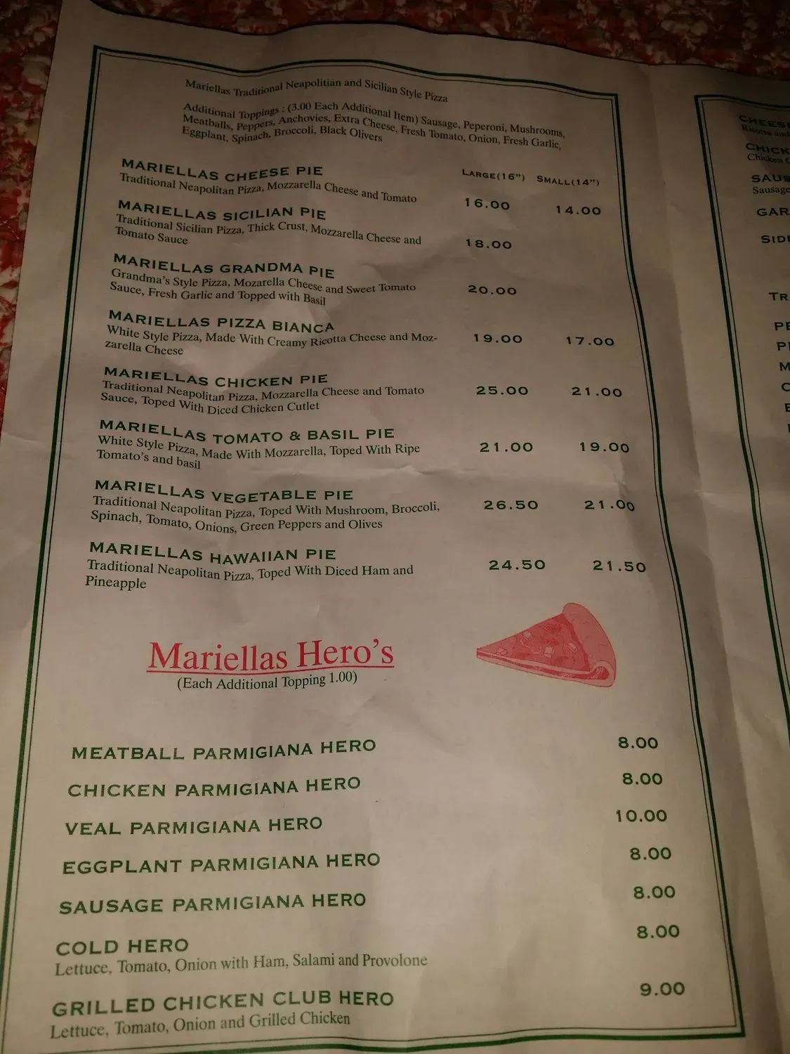 Menu 4