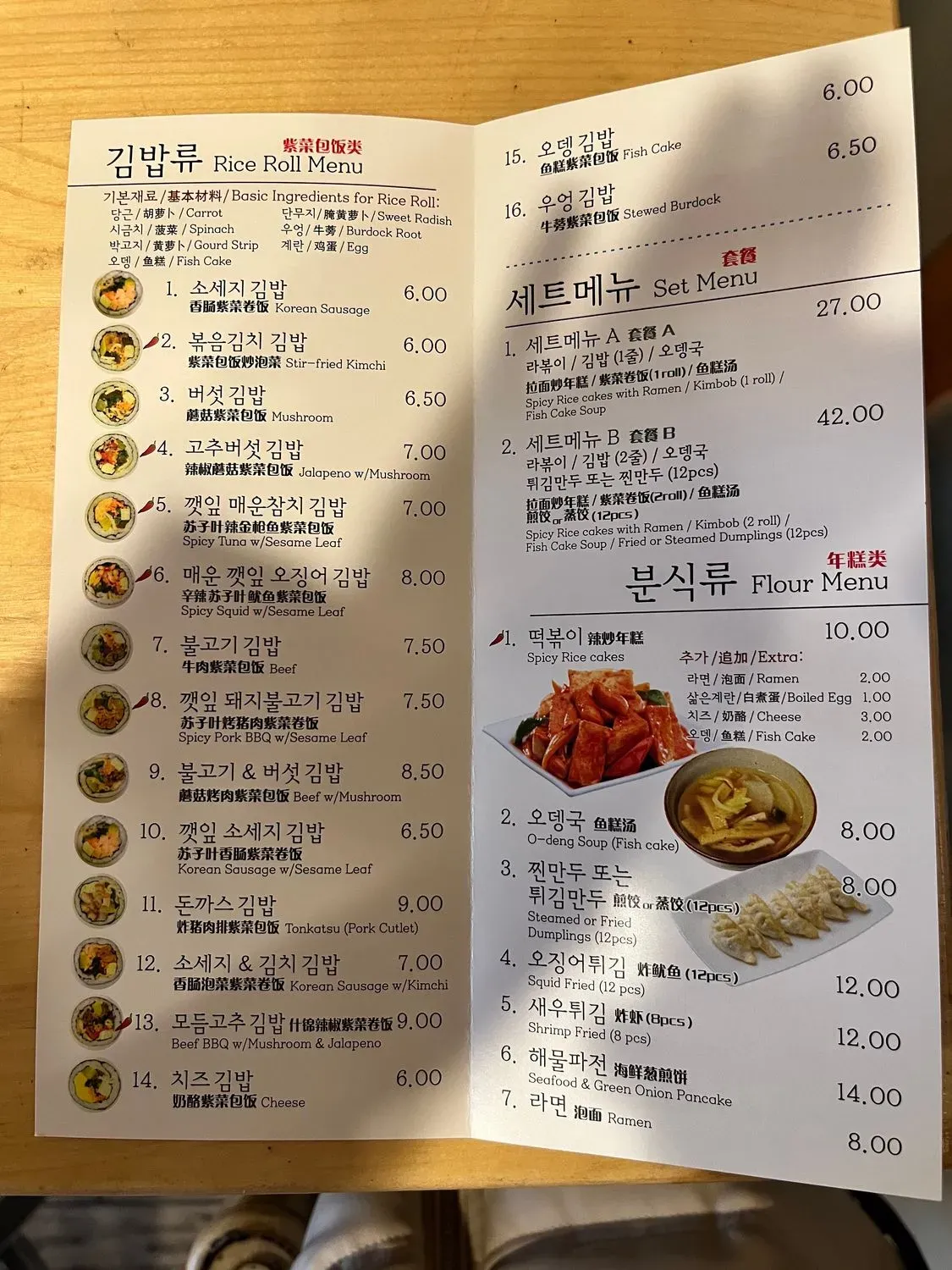 Menu 4