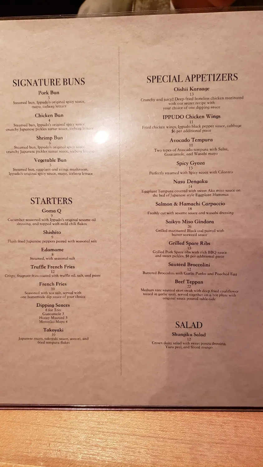 Menu 6