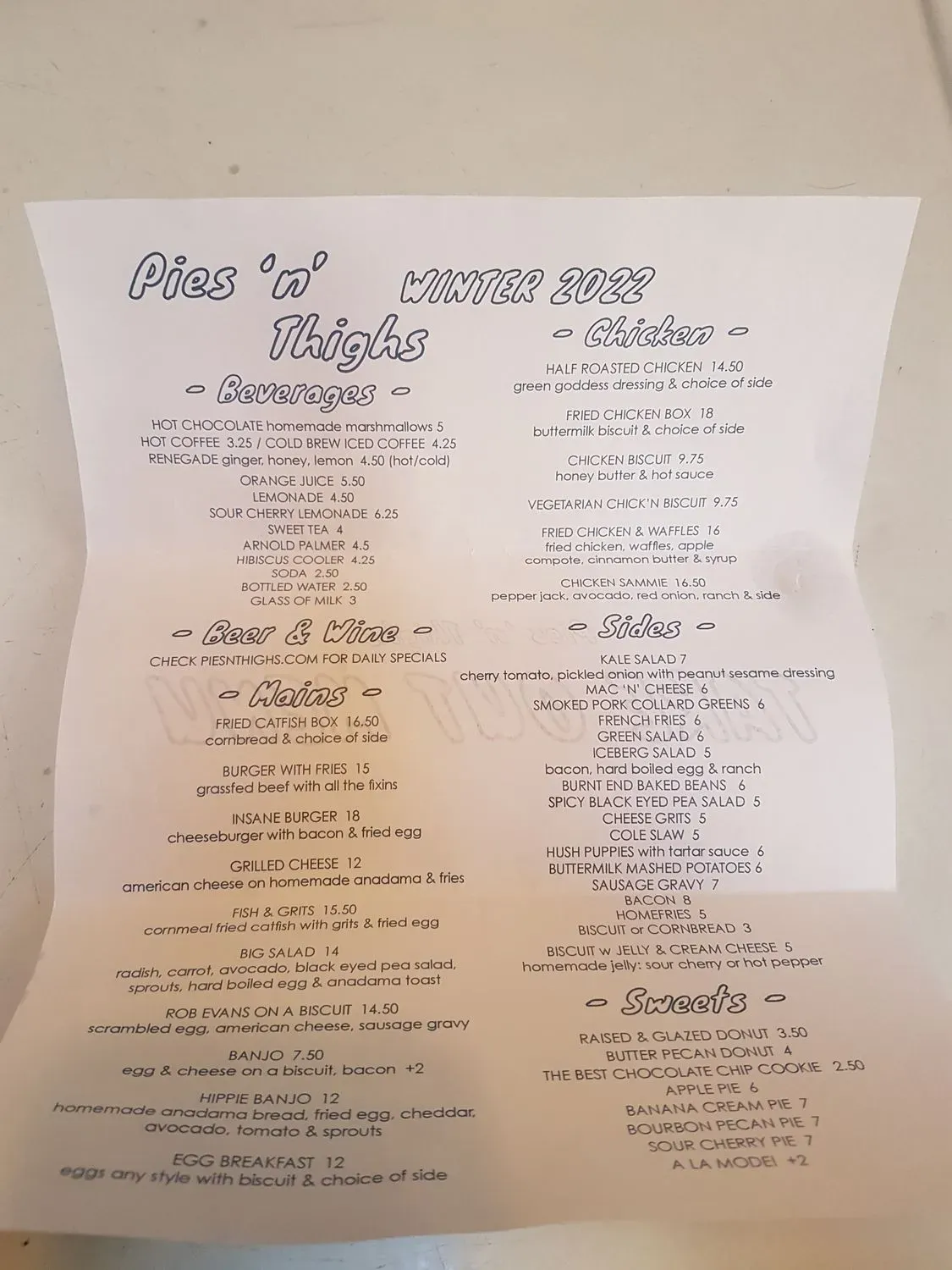 Menu 3