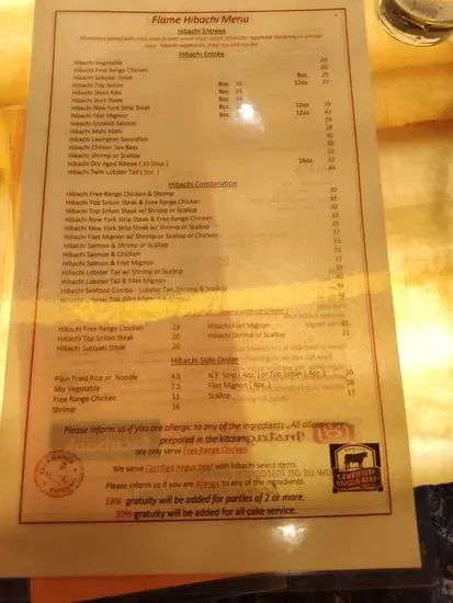 Menu 5