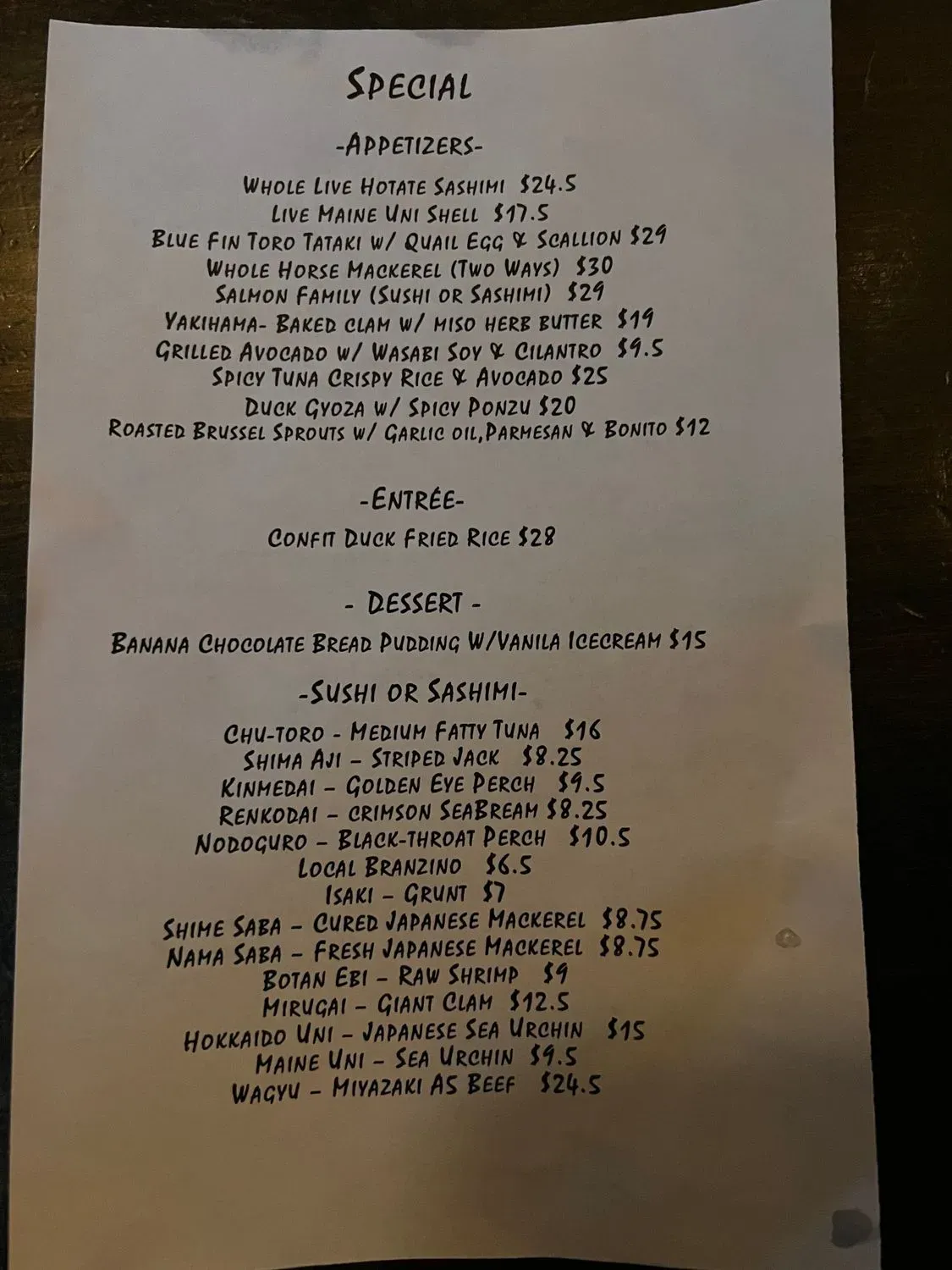 Menu 3