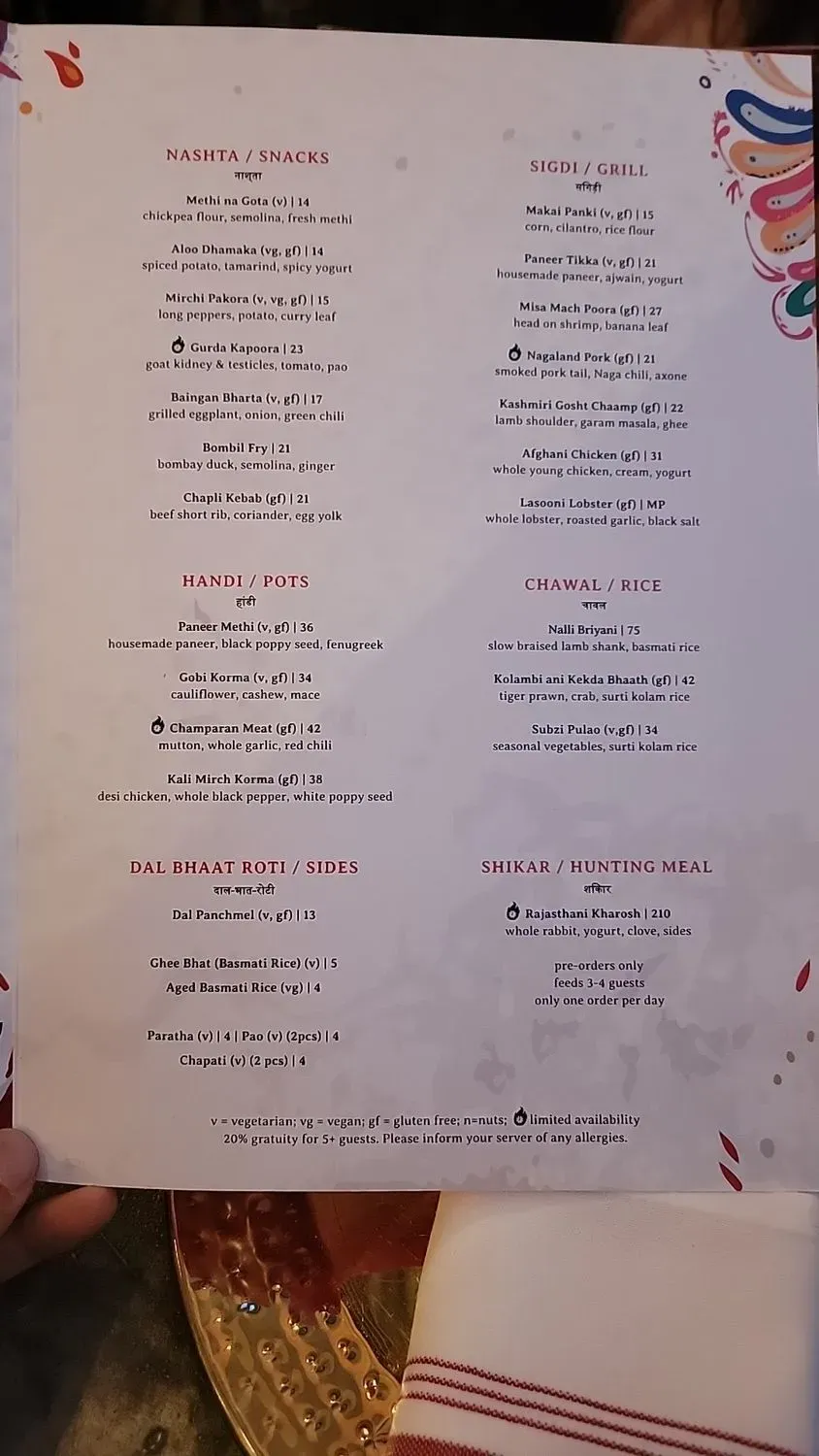 Menu 4