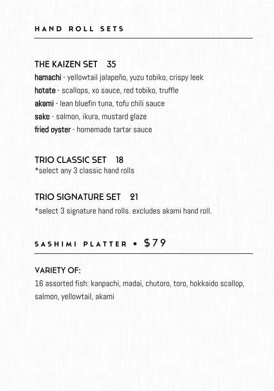 Menu 4