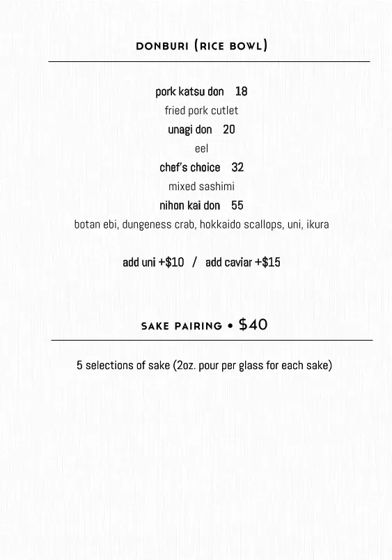 Menu 5