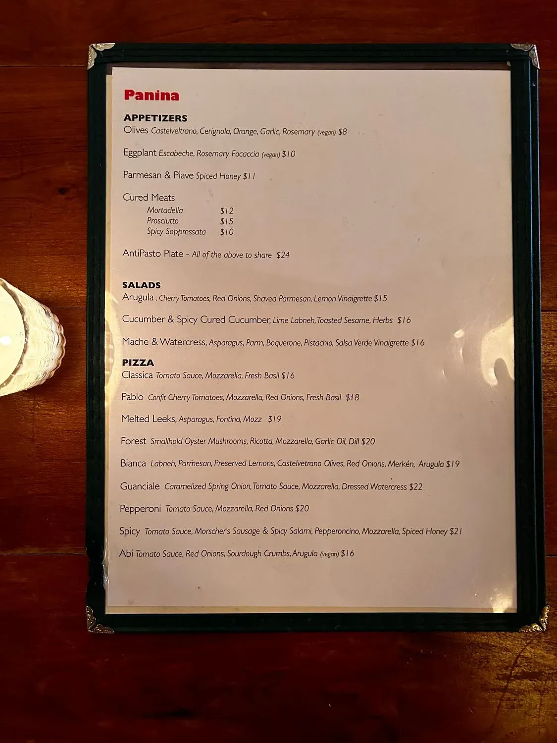 Menu 4