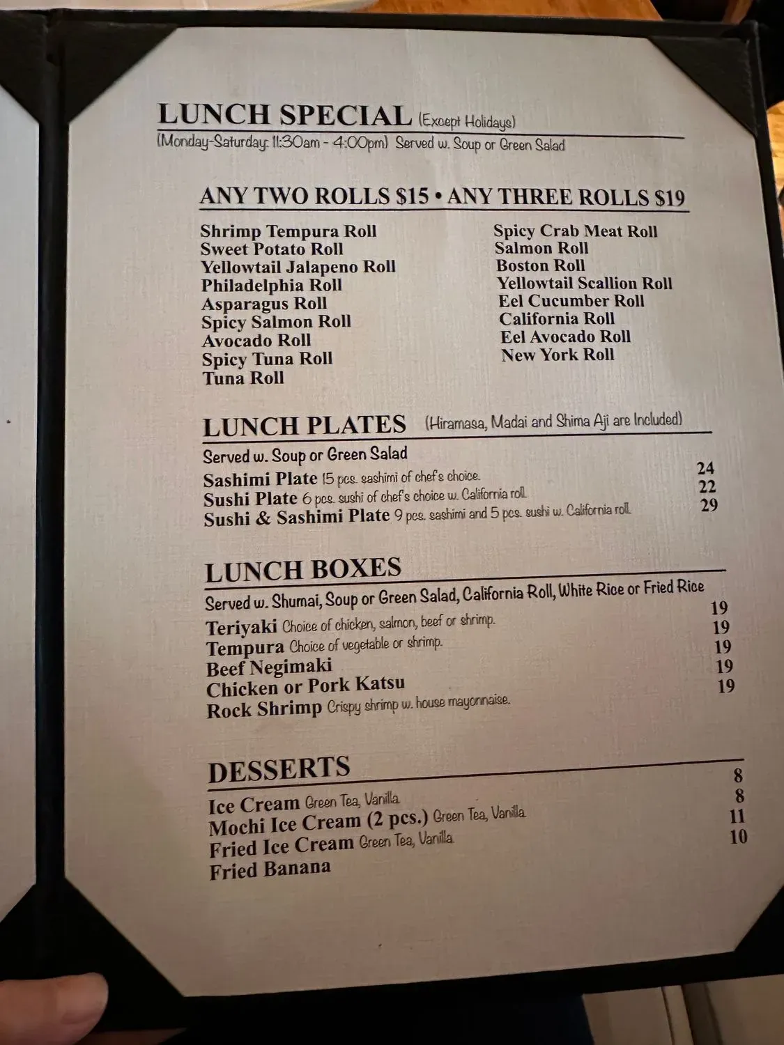 Menu 3