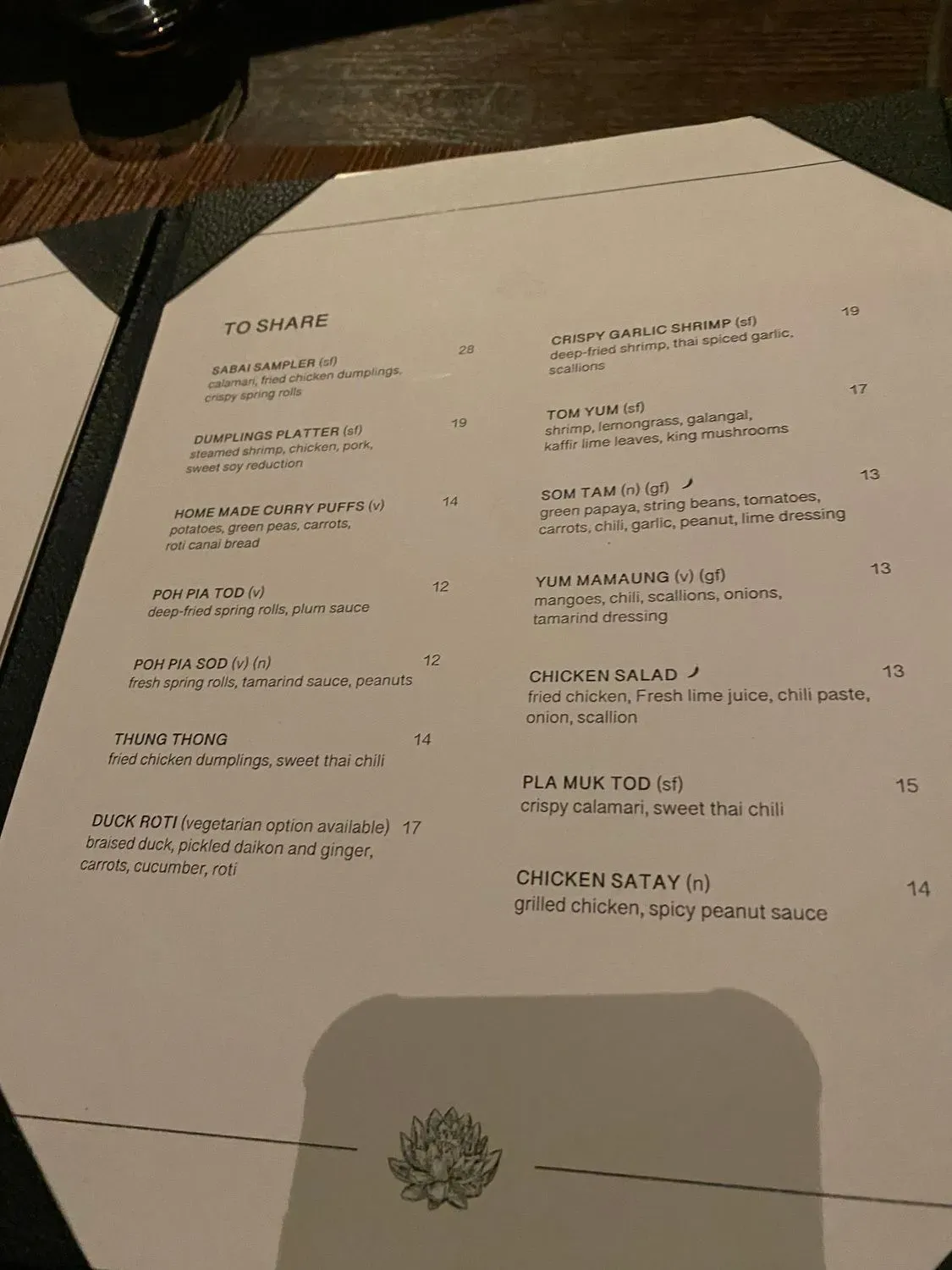 Menu 6