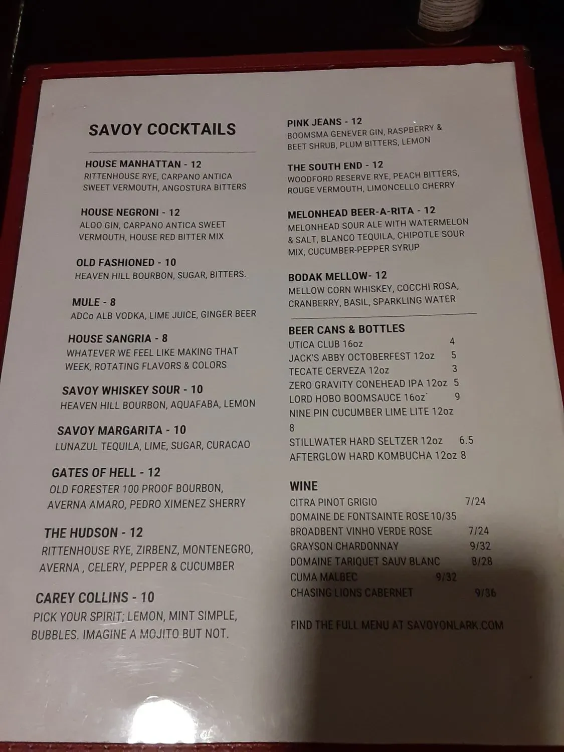 Menu 2