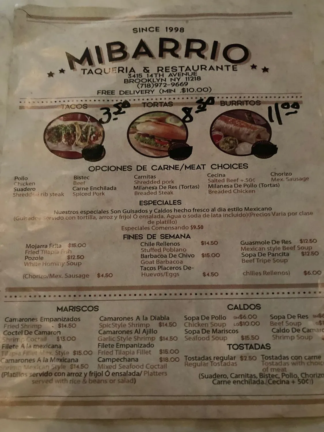 Menu 2