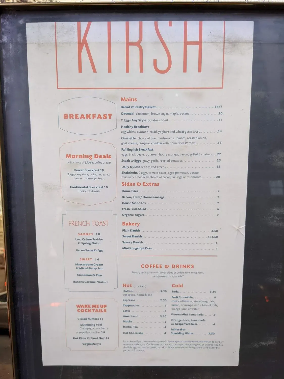 Menu 4